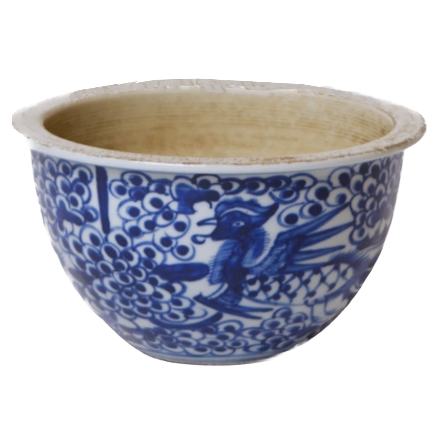 Blue + White Phoenix Cachepot
