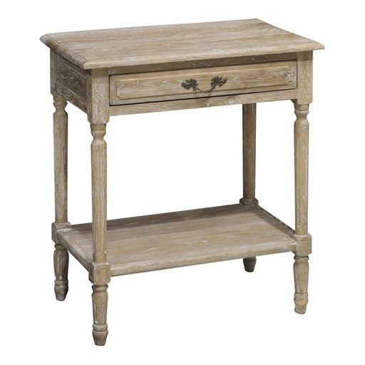 Phillips Scott Sterling Side Table, Natural White Wash