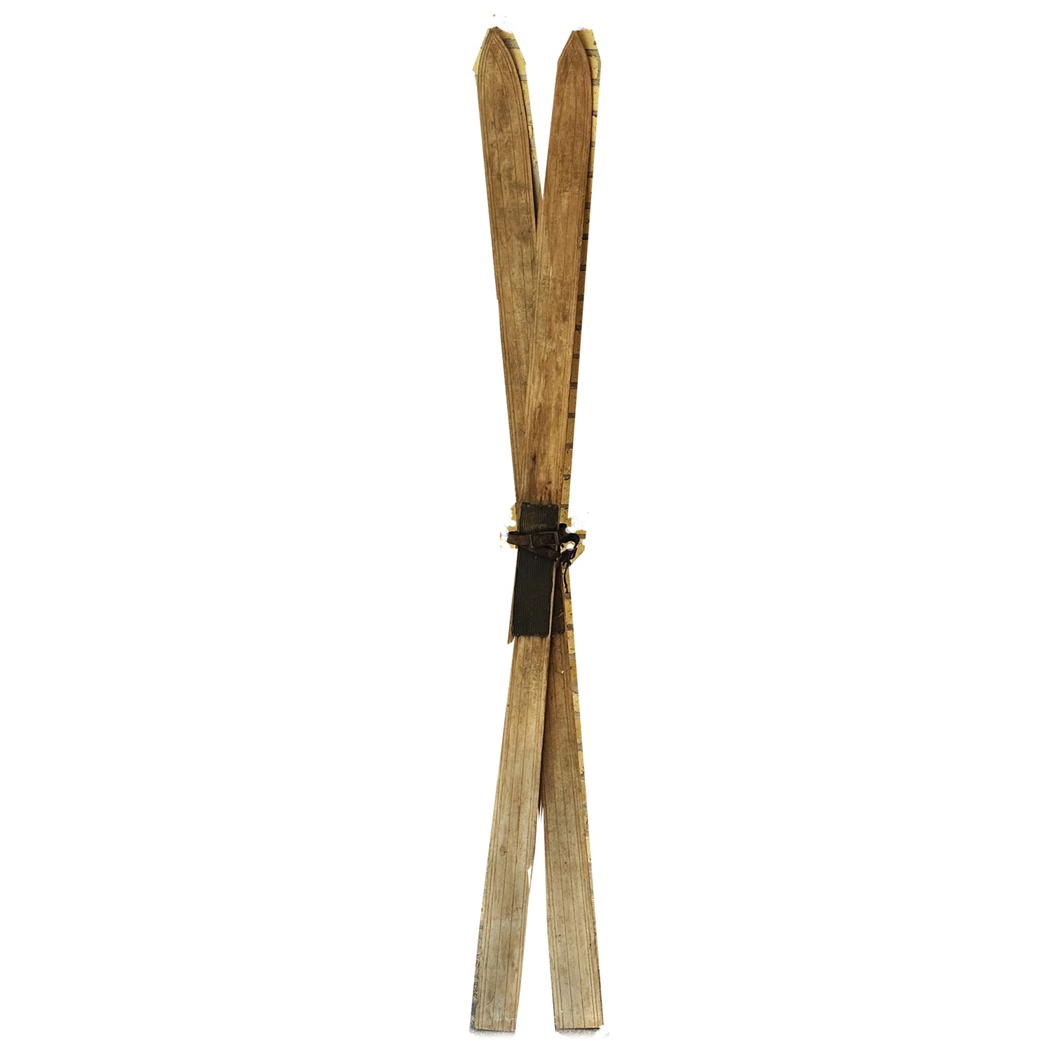 Antique Primitive Wood Skis