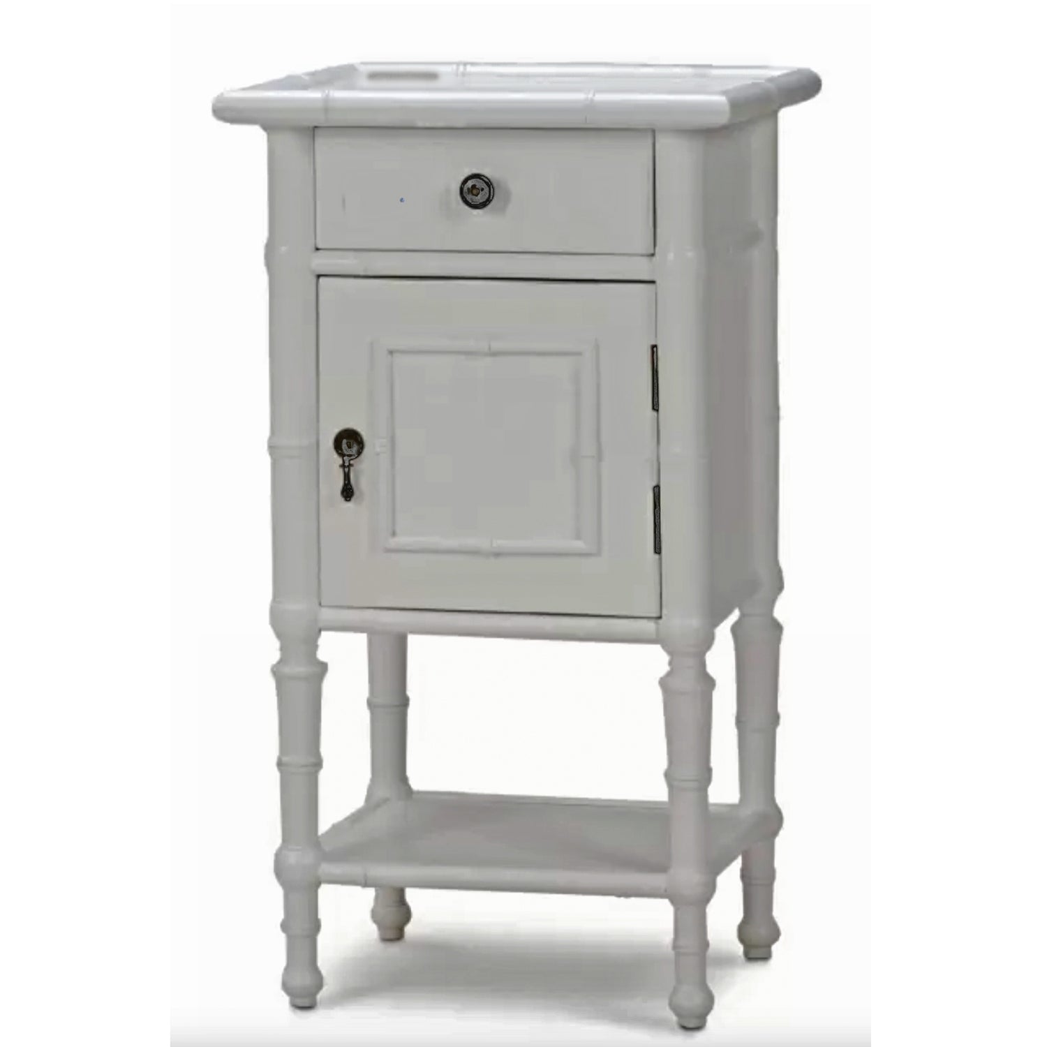 Martinique Side Table, Cool Gray