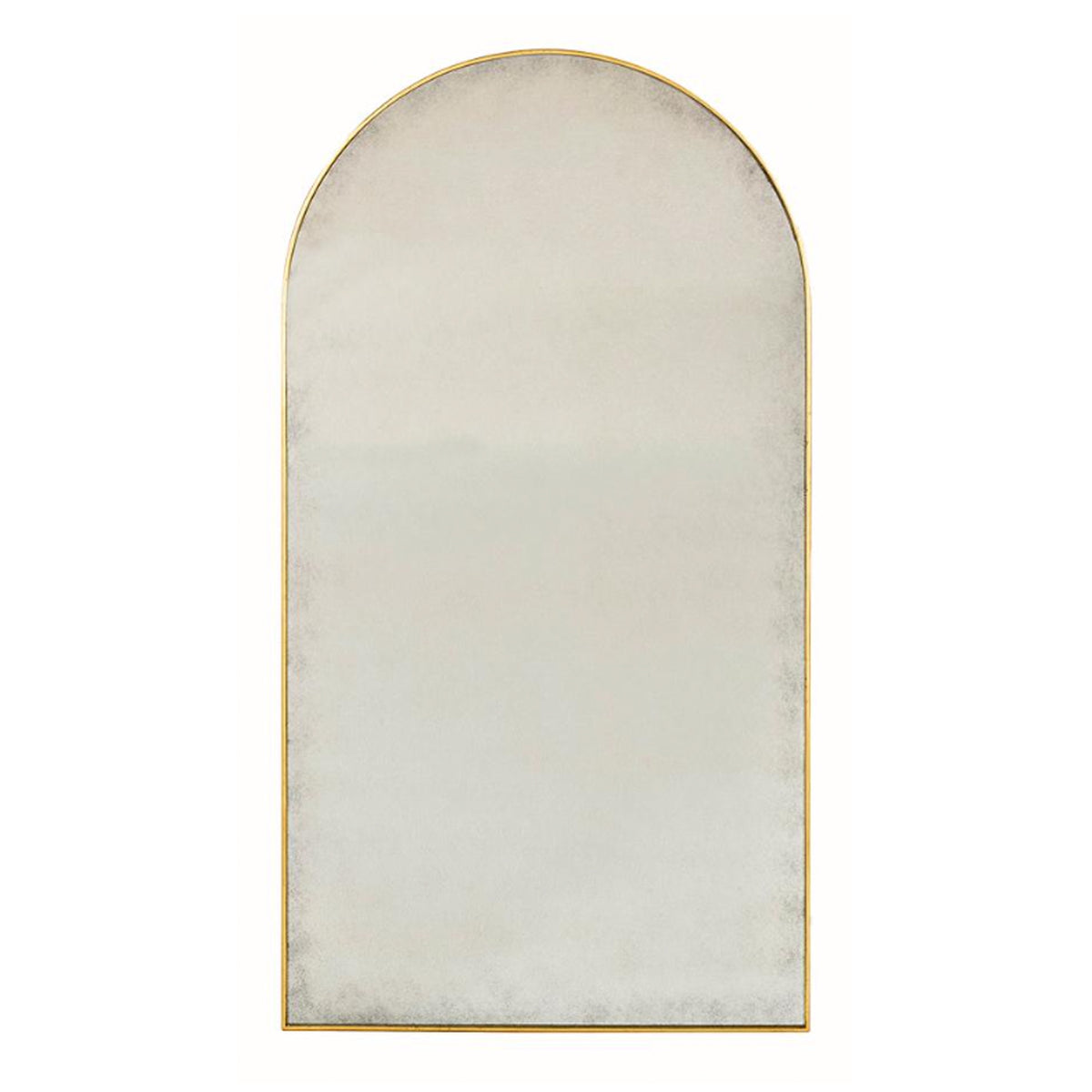 Oliver Home Athens Gold Leaf Metal Framed Mirror