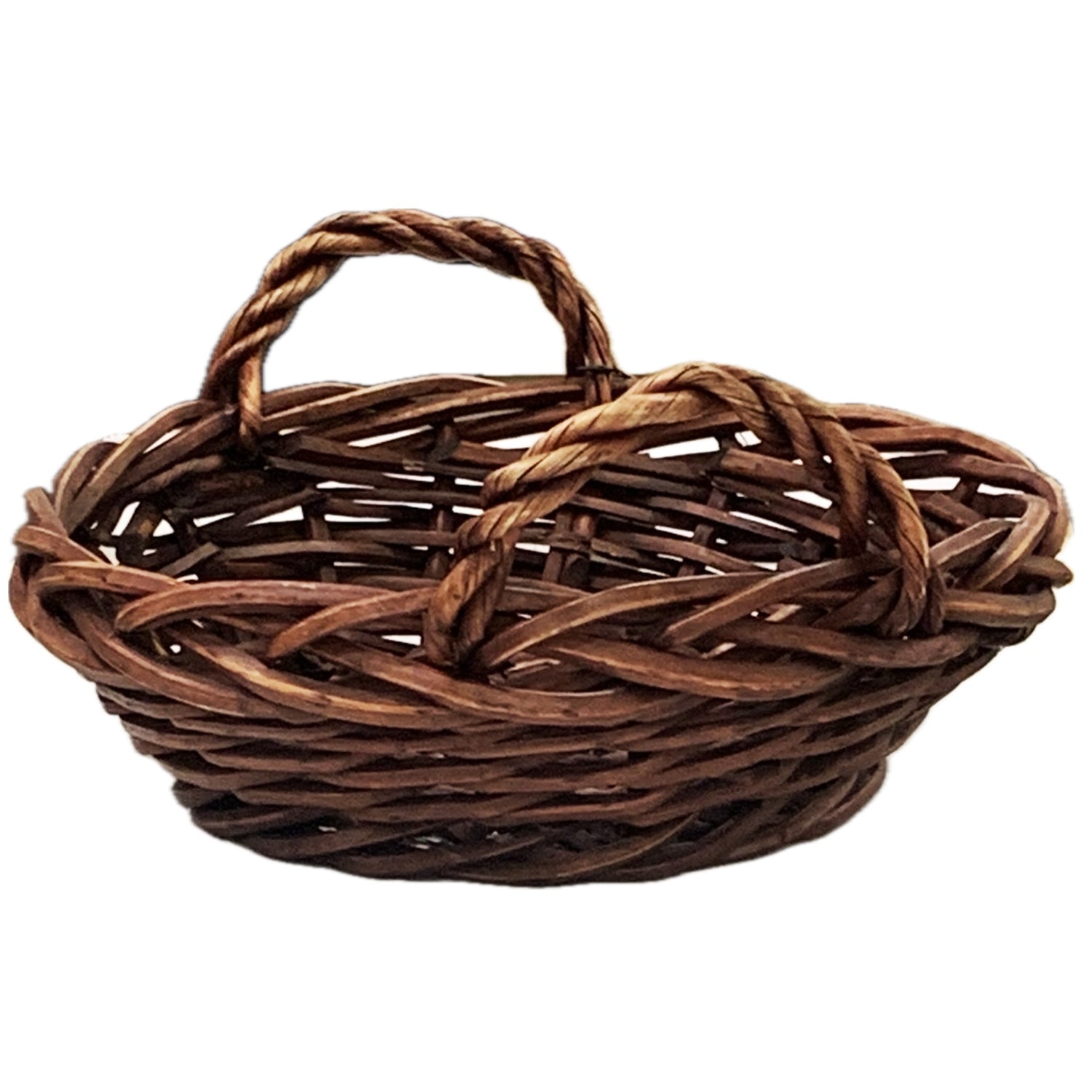 Large Rattan Double Handle Basket