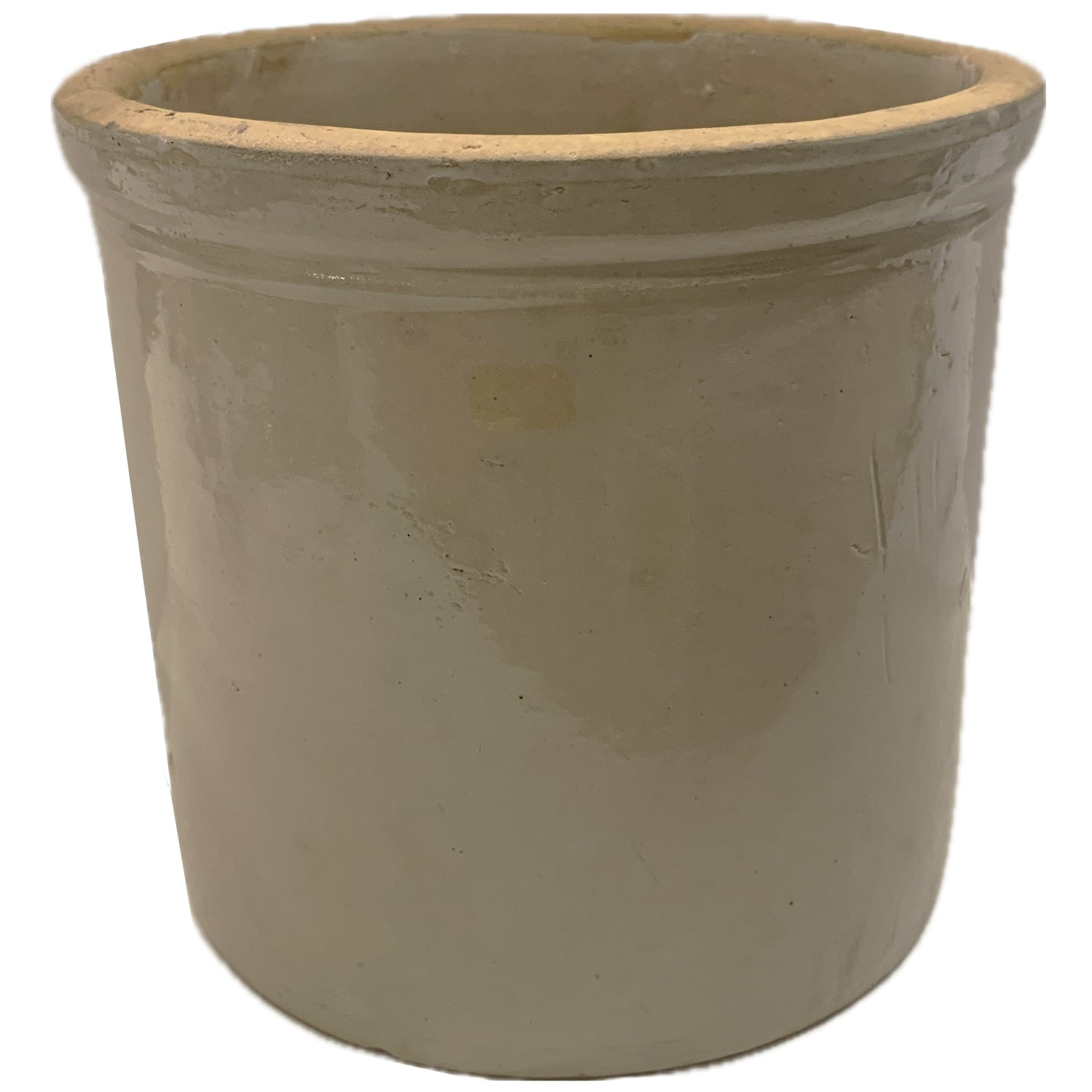 Antique Crock, 8"dia x 8"h