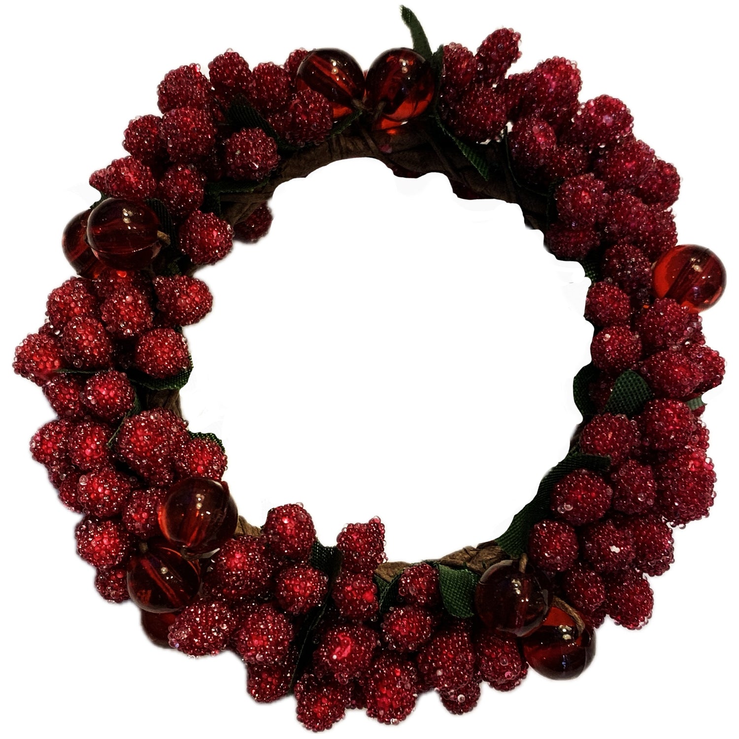 Red Berry Candle Ring