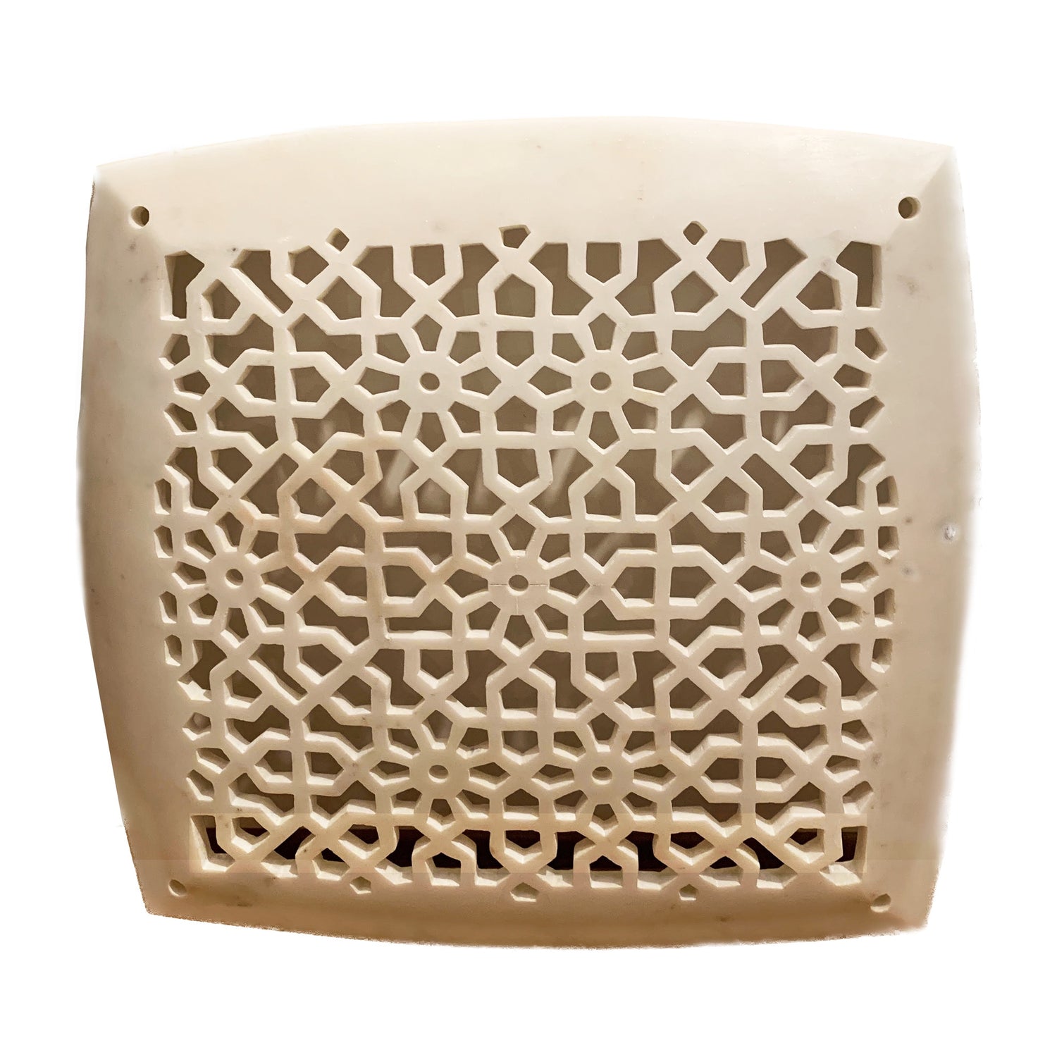 White Marble Square Screen