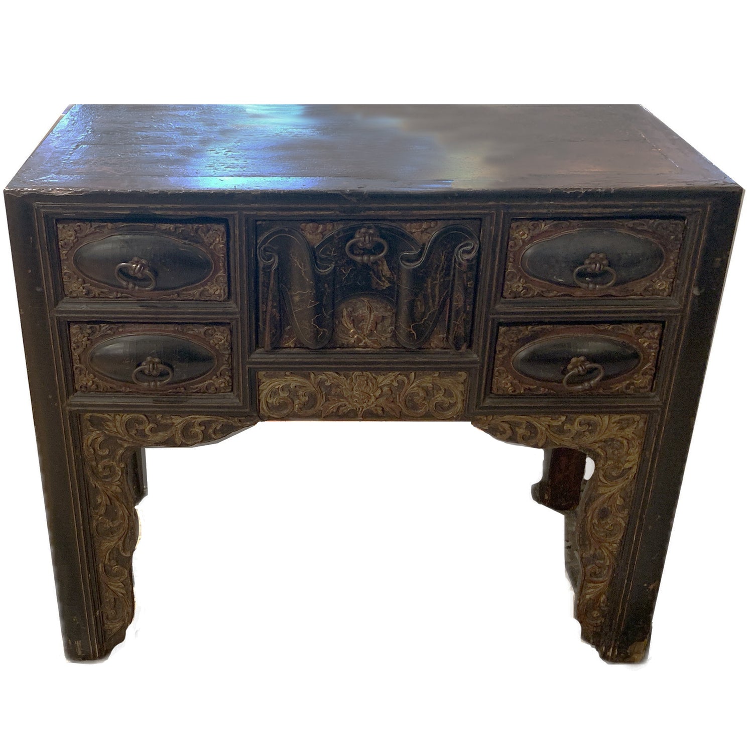 Antique 5-Drawer Chinese Chest