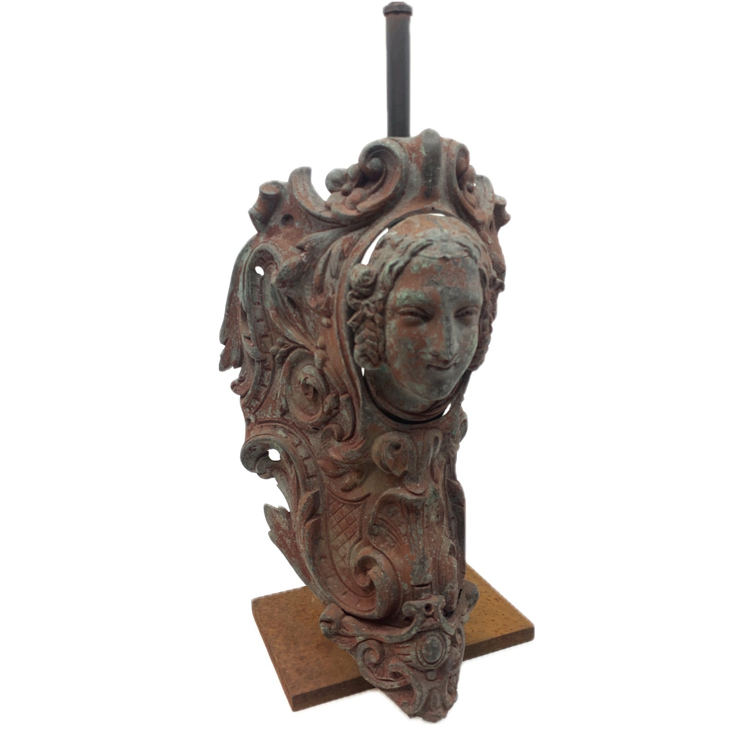 Antique Bronze Jenny Linn Billiard Corner Pocket