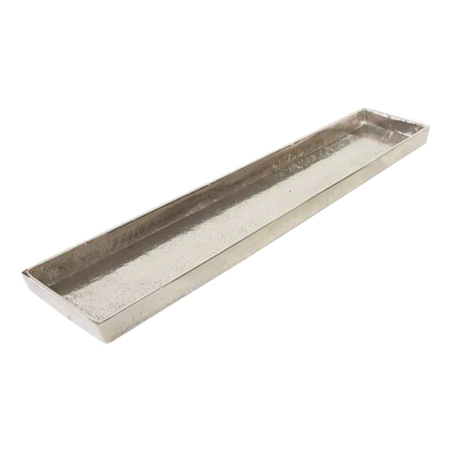 Rectangular Raw Nickel Tray, 15.75"