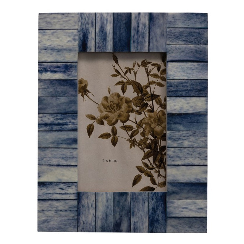 Blue Bone Frame for 4x6 Photo