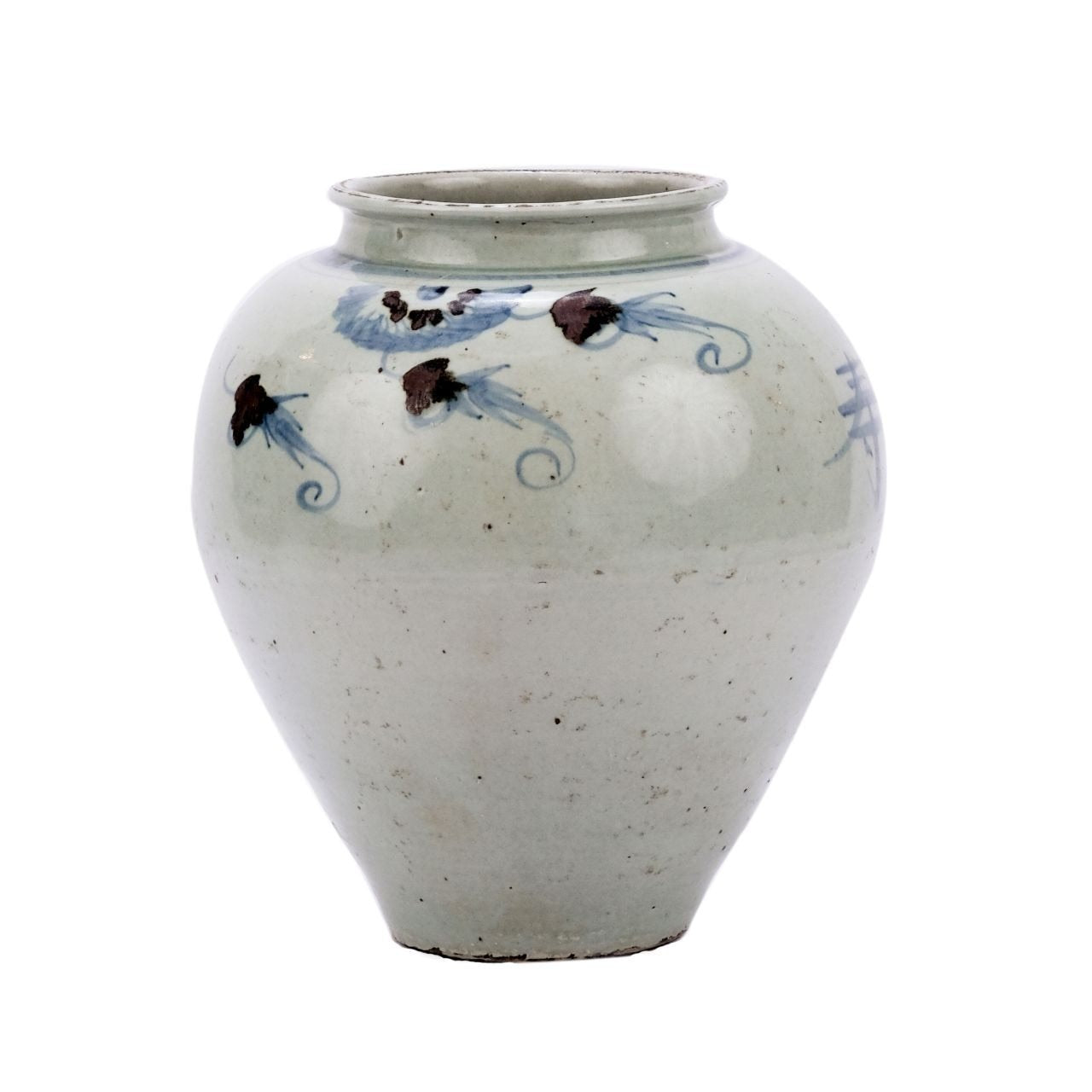 Blue + White Longevity Wide Mouth Jar