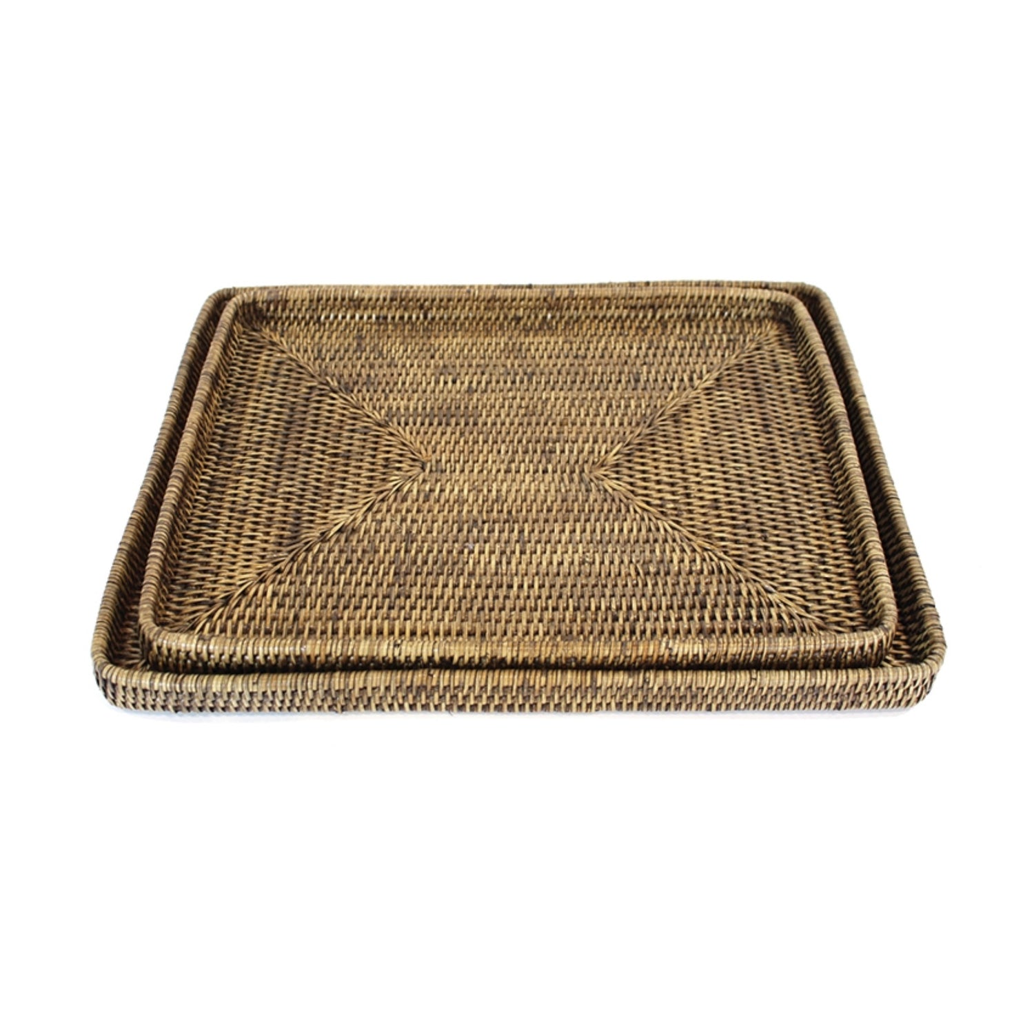 Rectangular Woven Tray, Myanmar, 16" x 12"