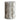 White Aspen Faux Bois Cement Side Table / Stool