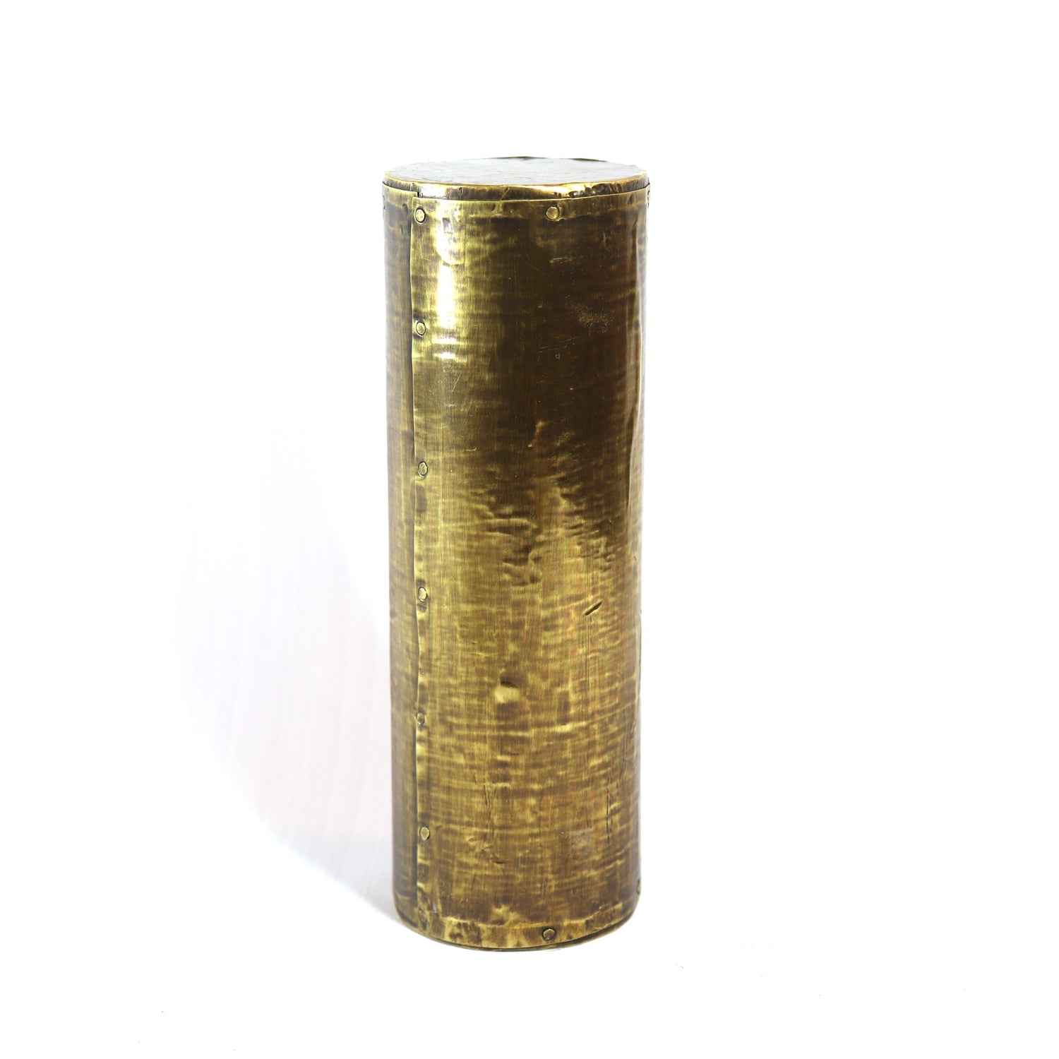 Antiqued Brass Display Pillar, 6"