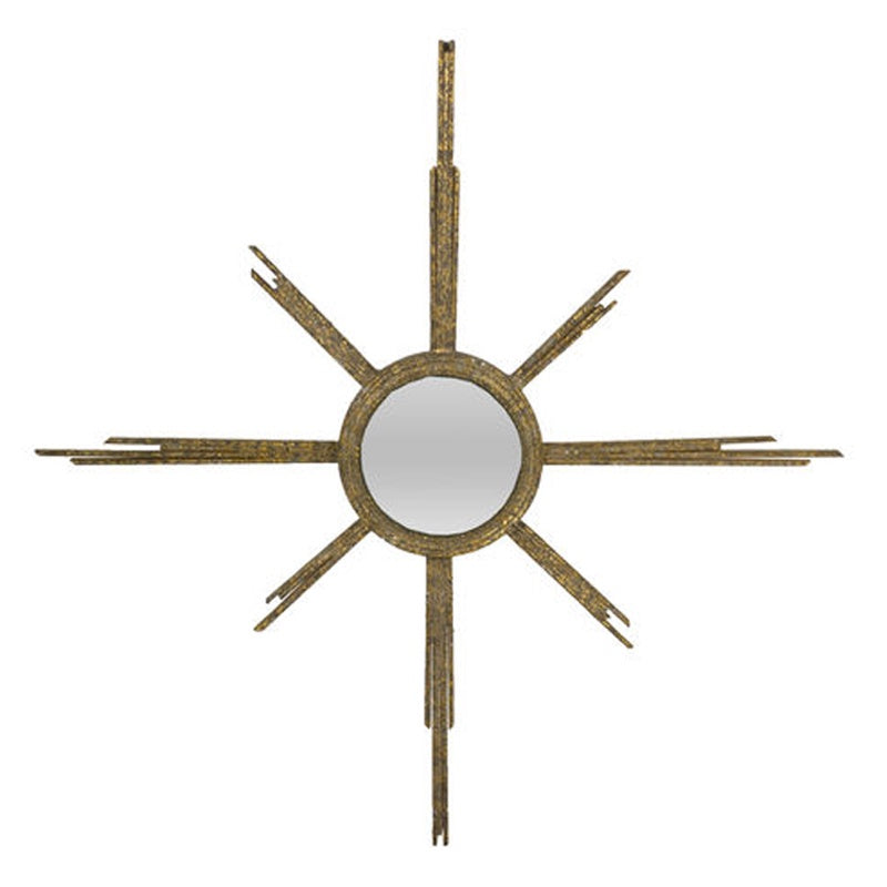 Gilt Wood Sunburst Mirror, 36"29122