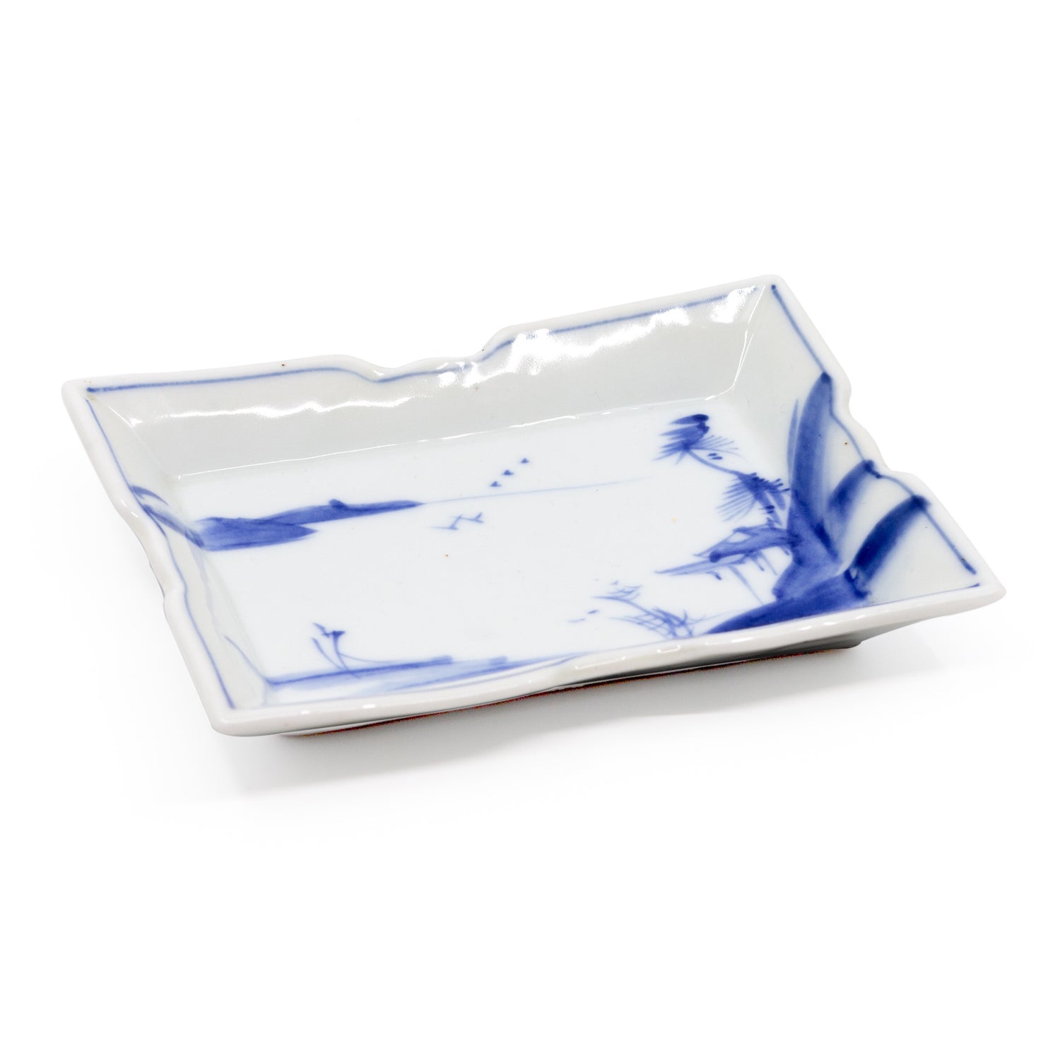 Blue & White Porcelain Dish