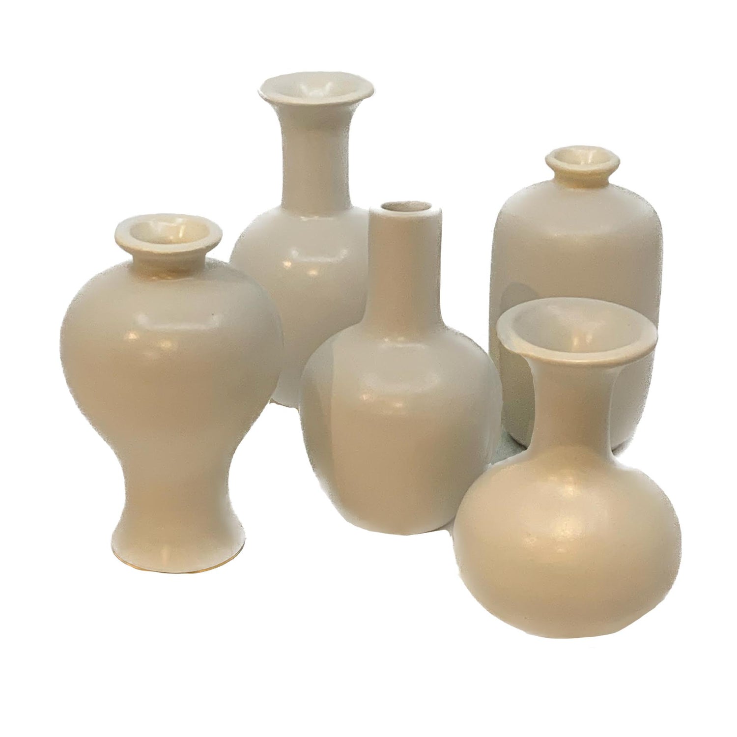 Mini Matte White Vase