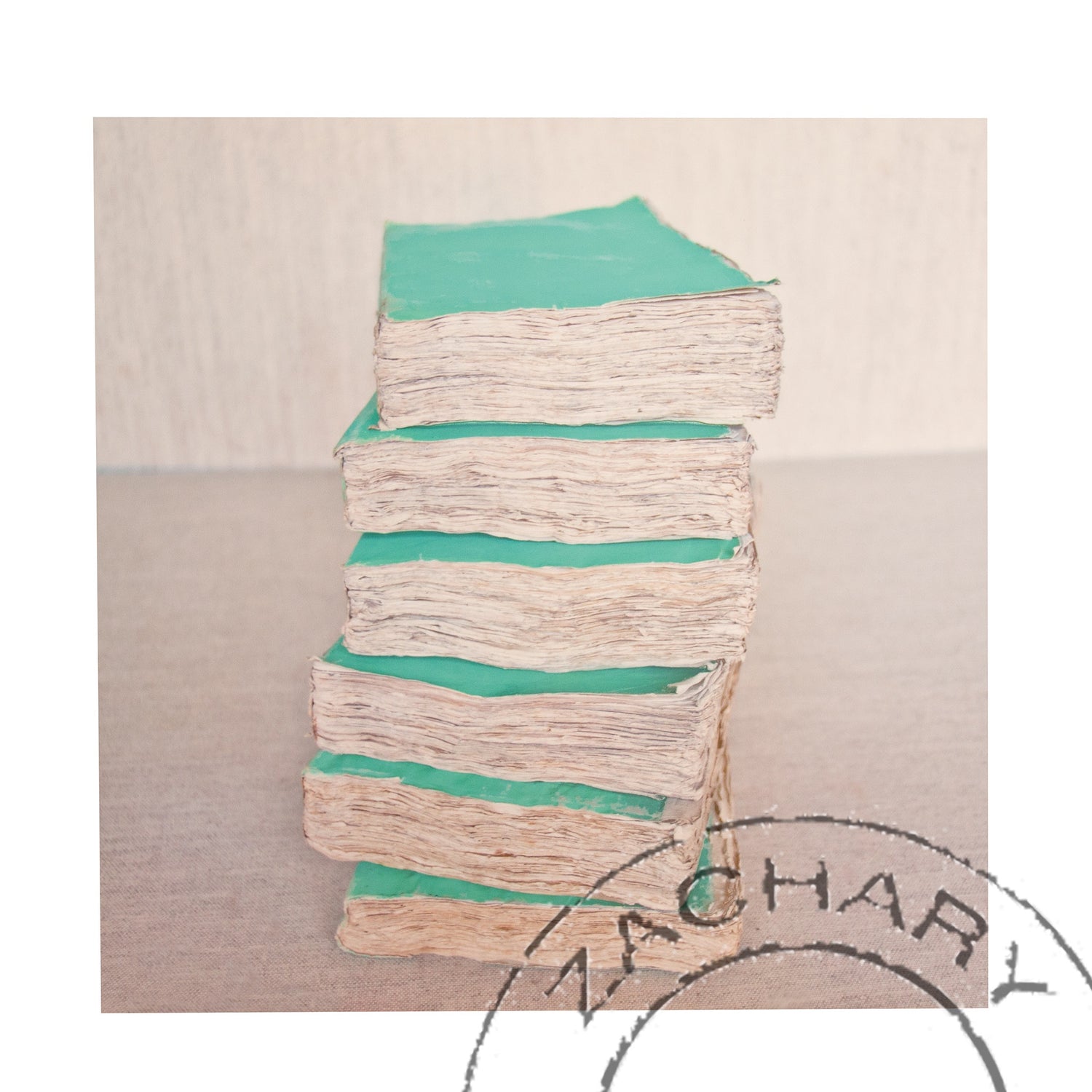 19th c. Board Books, Jonathan Hill Collection, Natasha D'Schommer, Photograph on Aluminum