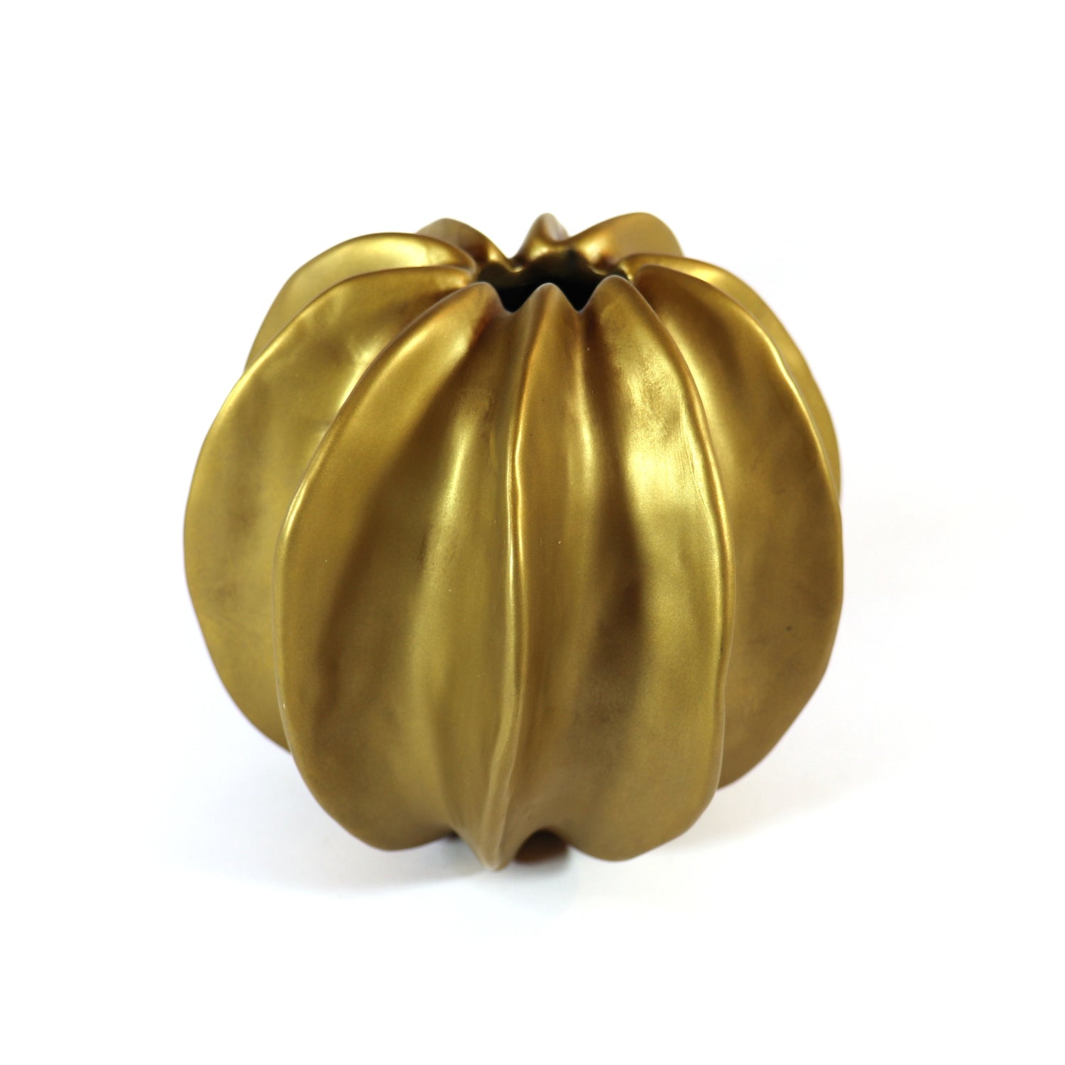 Sea Star Vase, Matte Gold