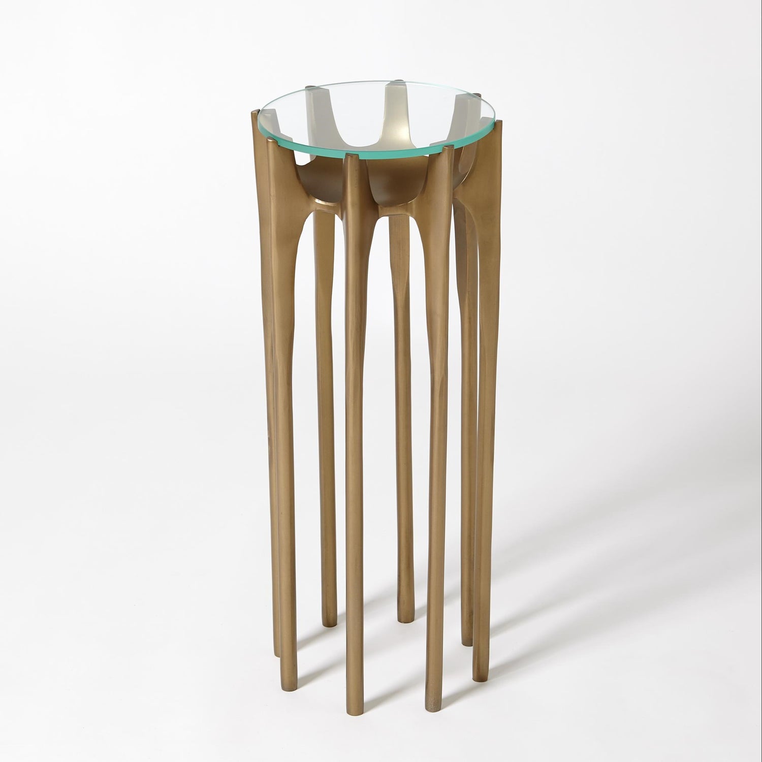 Multi-Legged Martini Table with Brass Finish