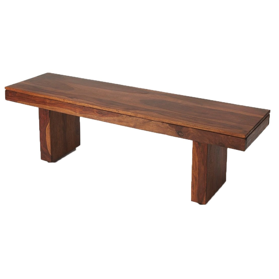 Sheesham Wood Bench, 57"w x 18"d x 16"h