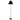 Nickel Floor Lamp, 100W