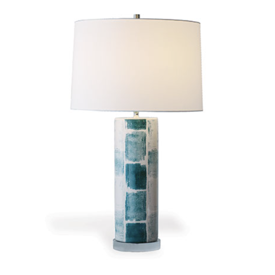 Celadon + Emerald Porcelain Lamp, 150W 3-way