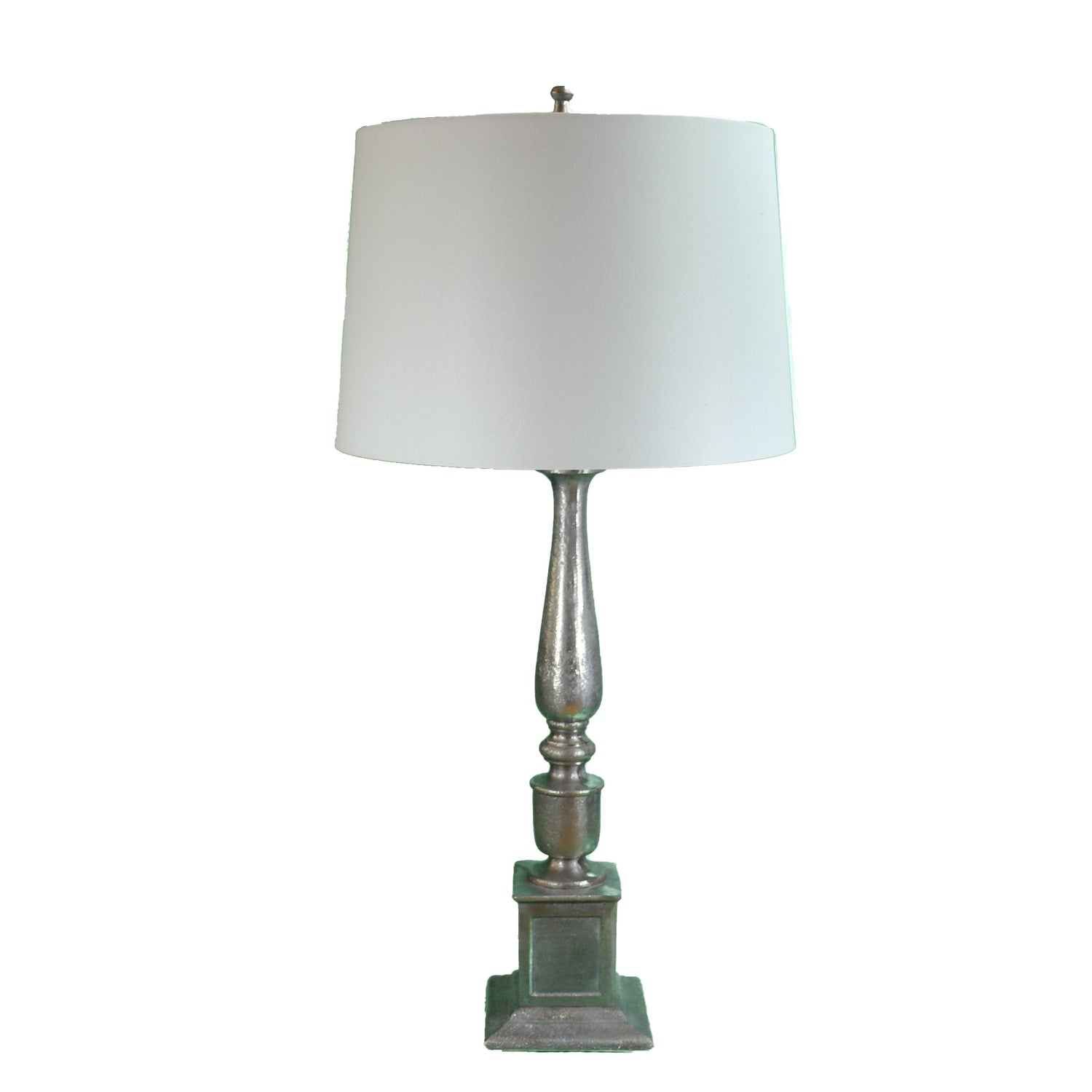 Cast Nickel Lamp