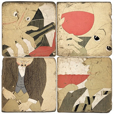 Stone Tile Coaster: Sommelier 