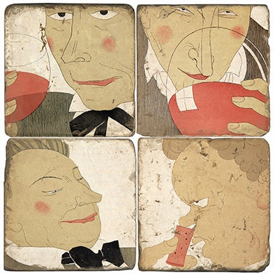Stone Tile Coaster: Sommelier 