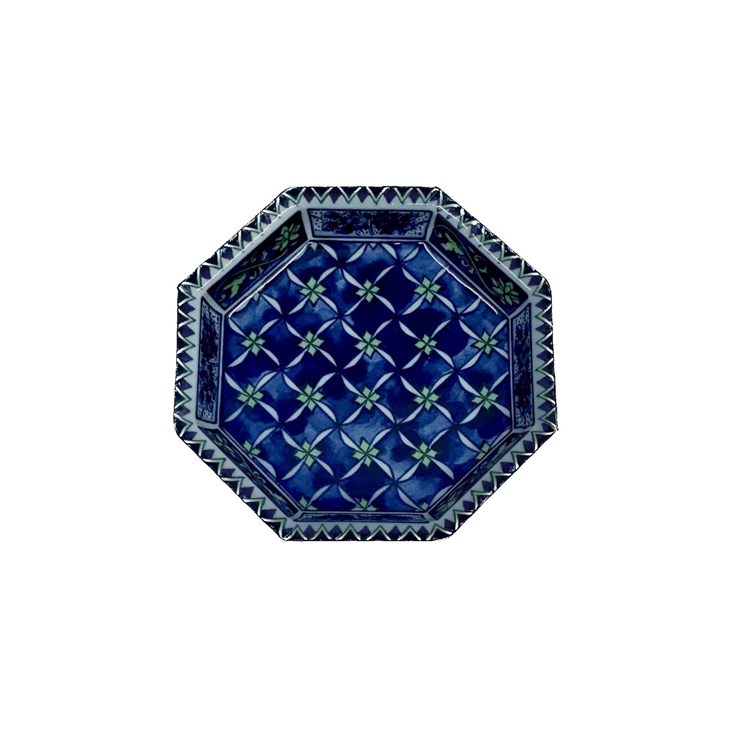 Blue & White Octagon Dish