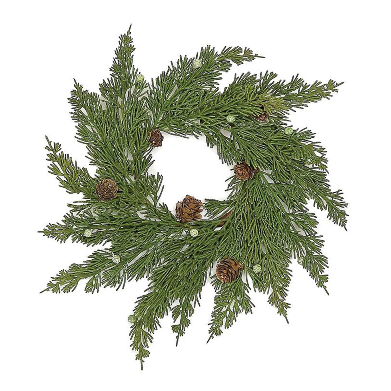 Cedar Wreath with Pinecones and Berries