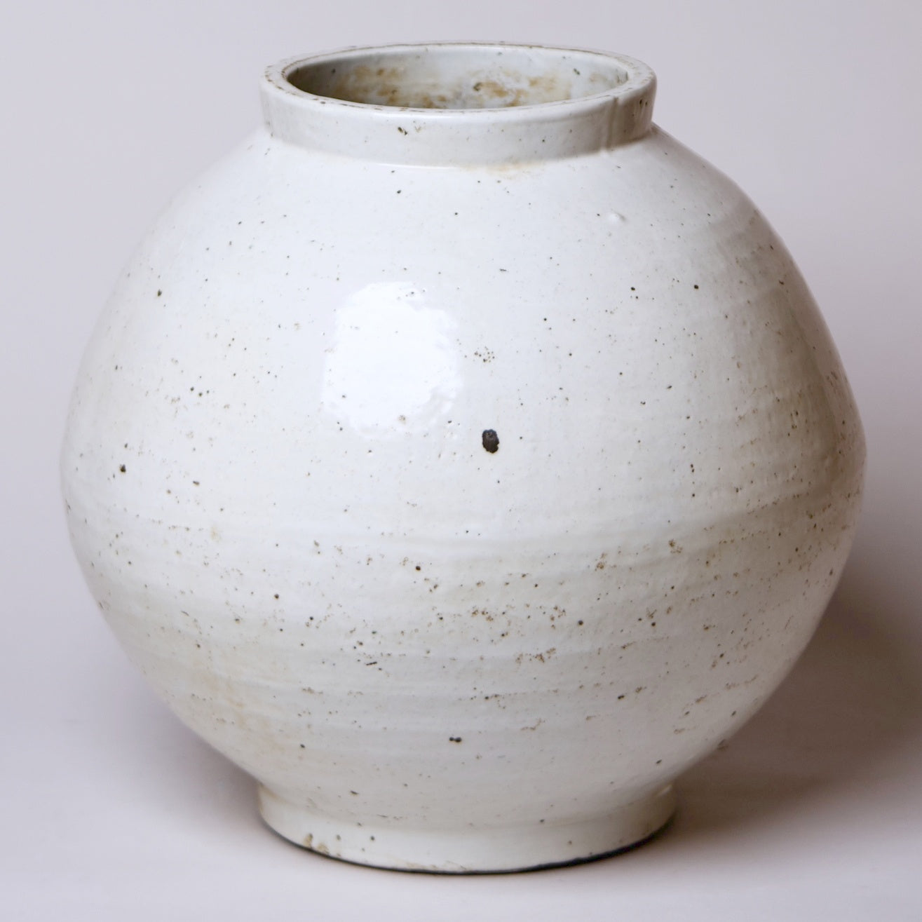 Rustic White Pot, 19.5"h