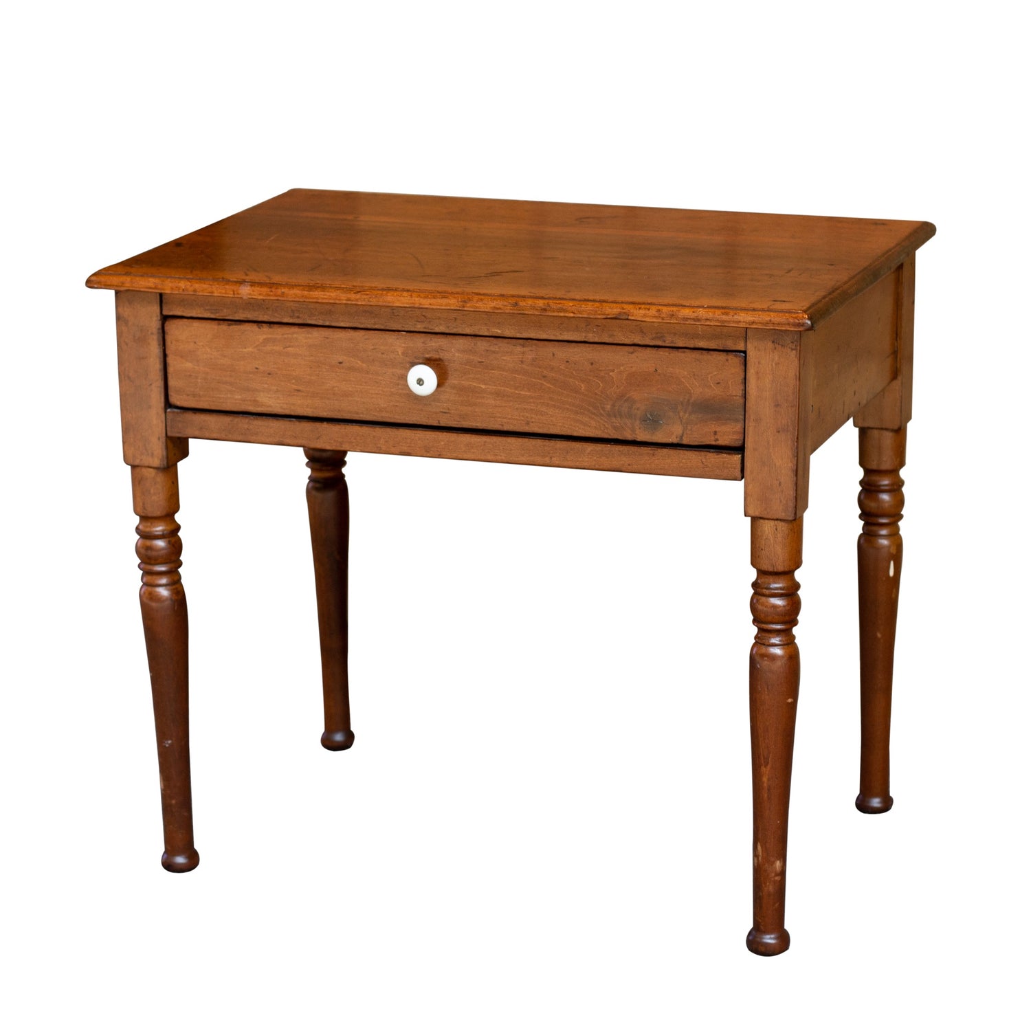 Antique One-Drawer End Table
