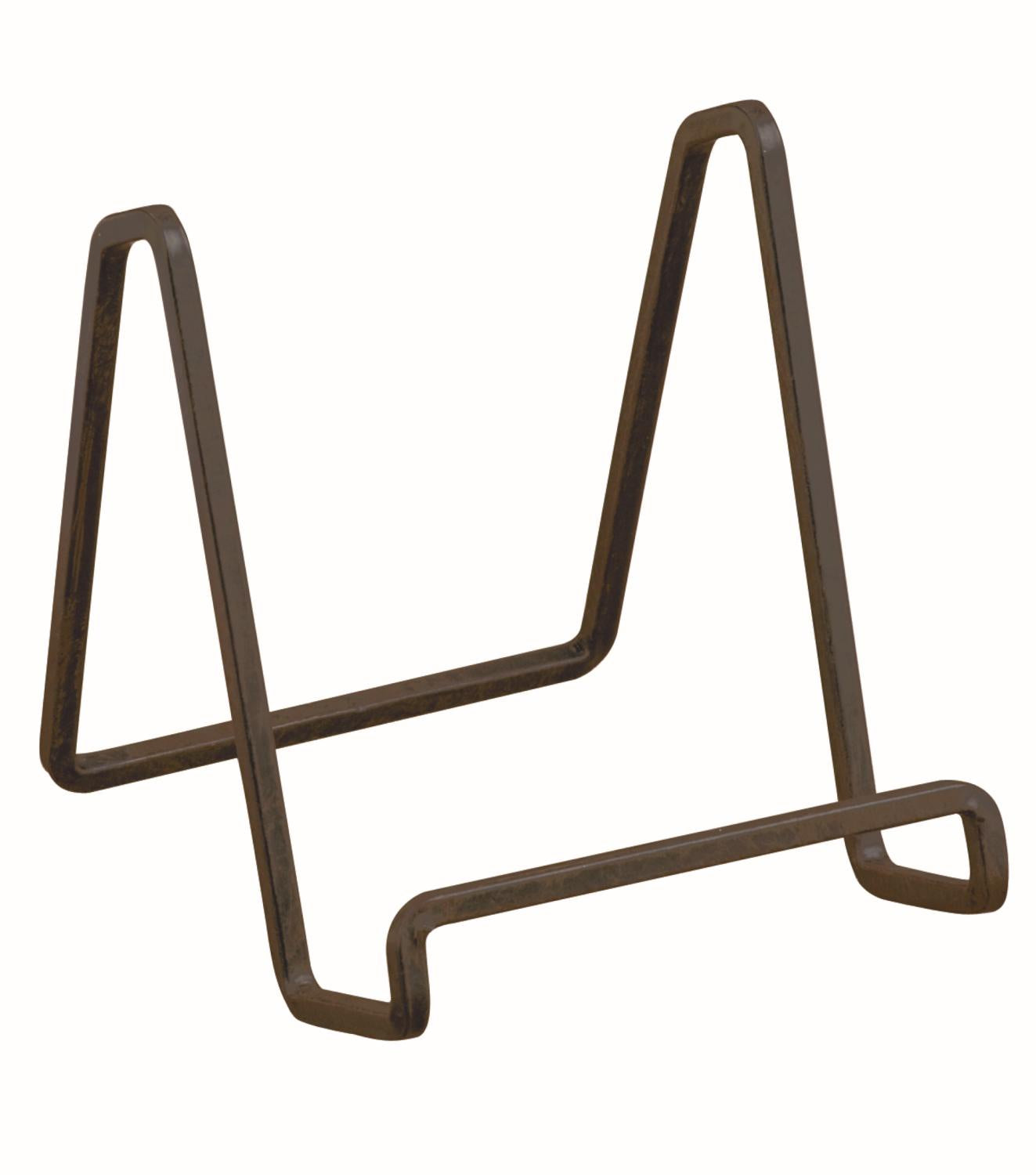 Mahogany Metal Easel, 3"