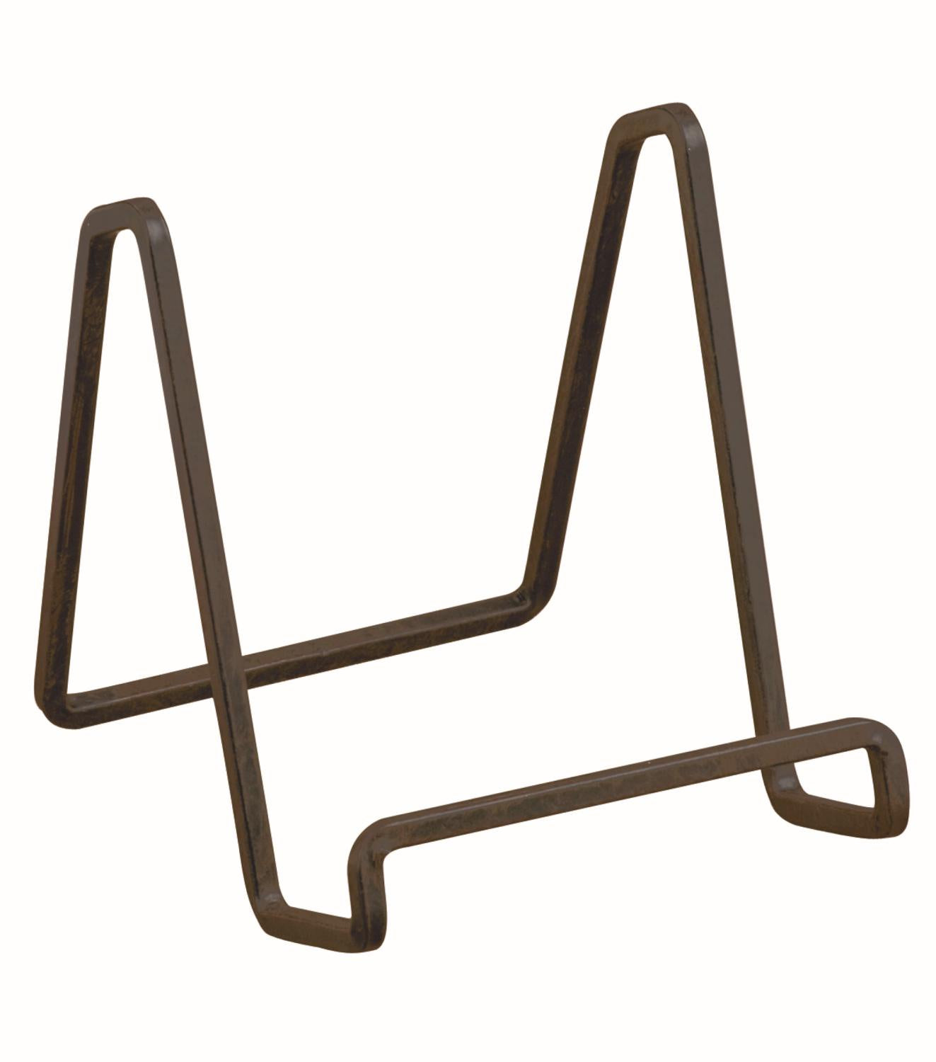Mahogany Metal Easel, 4"