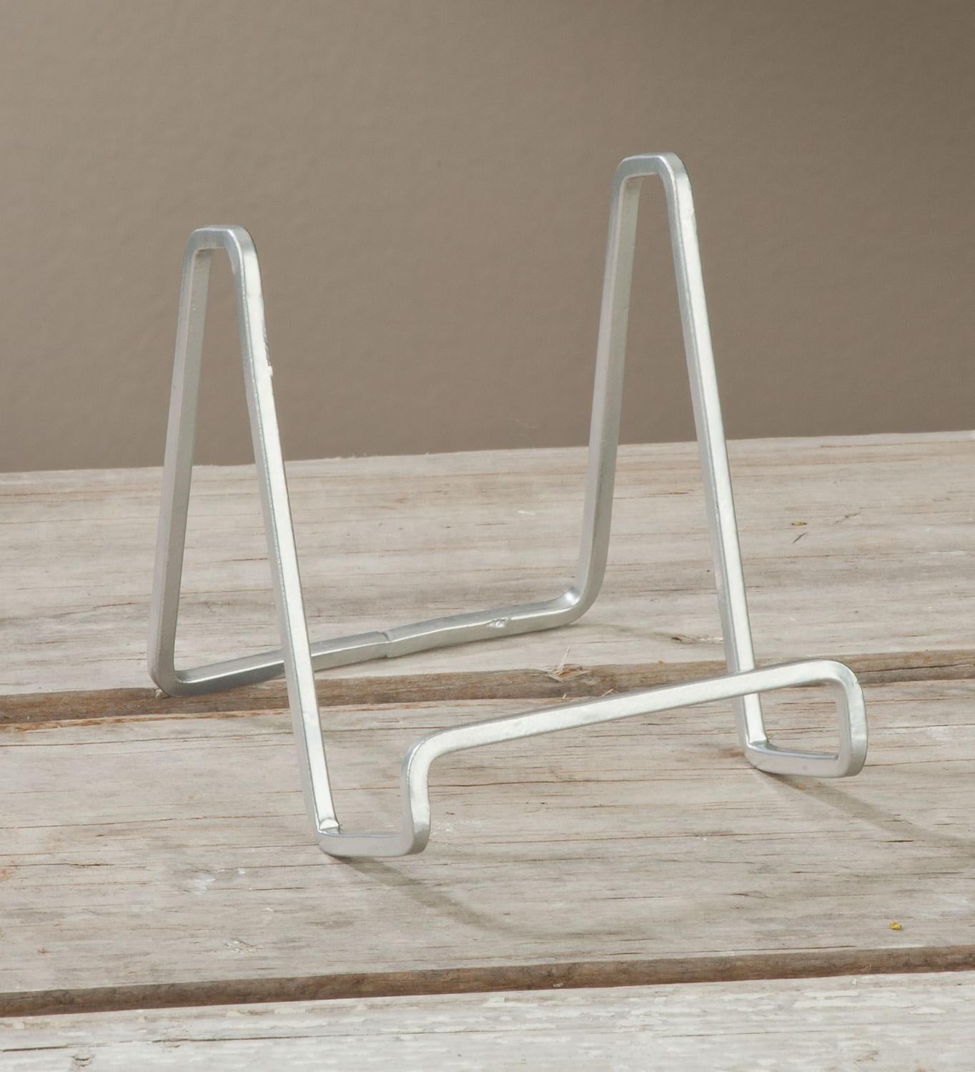 Silver Metal Easel, 3"h