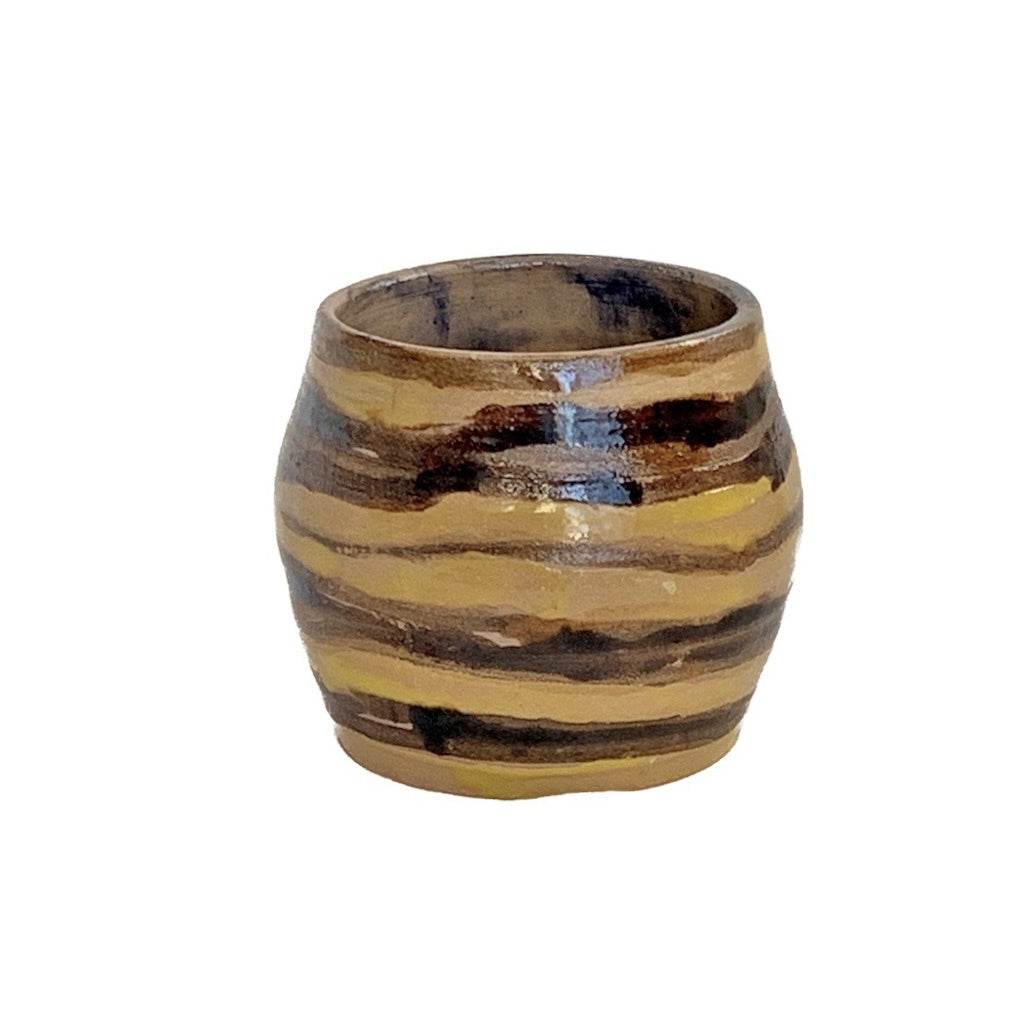 Vintage Brown / Caramel Glazed Pot