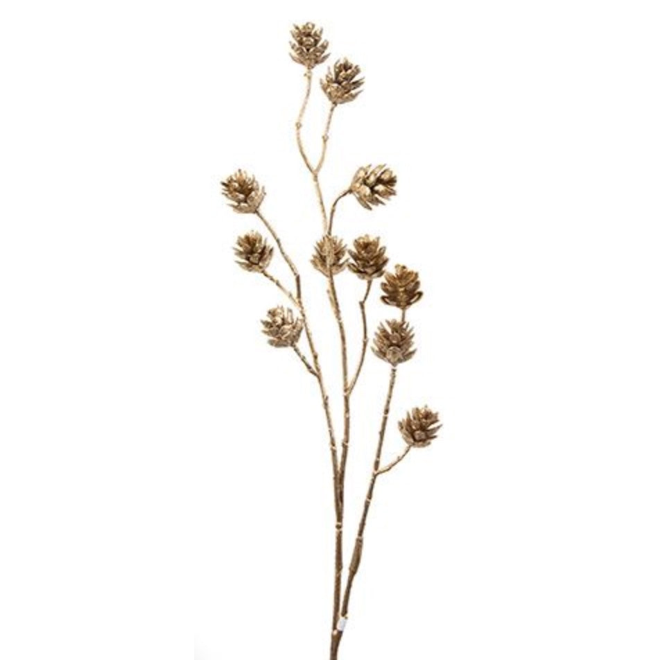 Gold Pinecone Branch