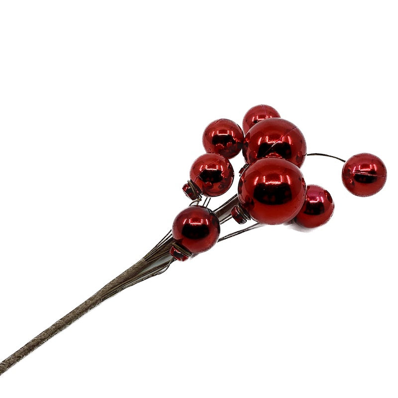 Red Glass Ball Pick
