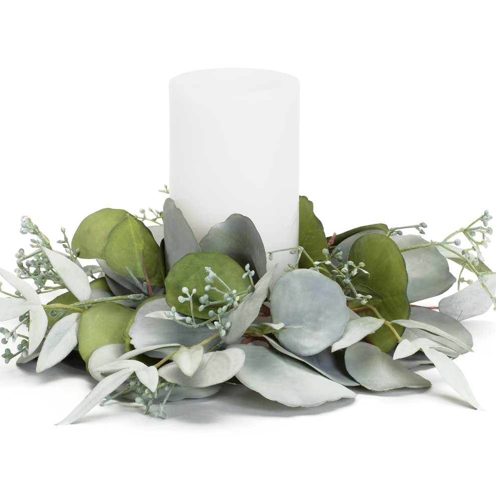 Eucalyptus Wreath, 13.5"