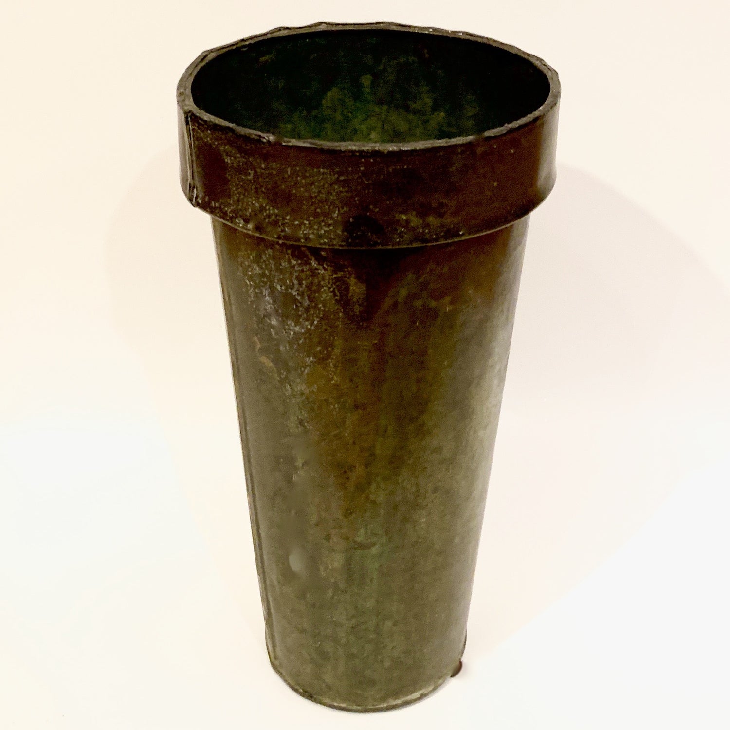 Tin Florist Pot, 9.5"h