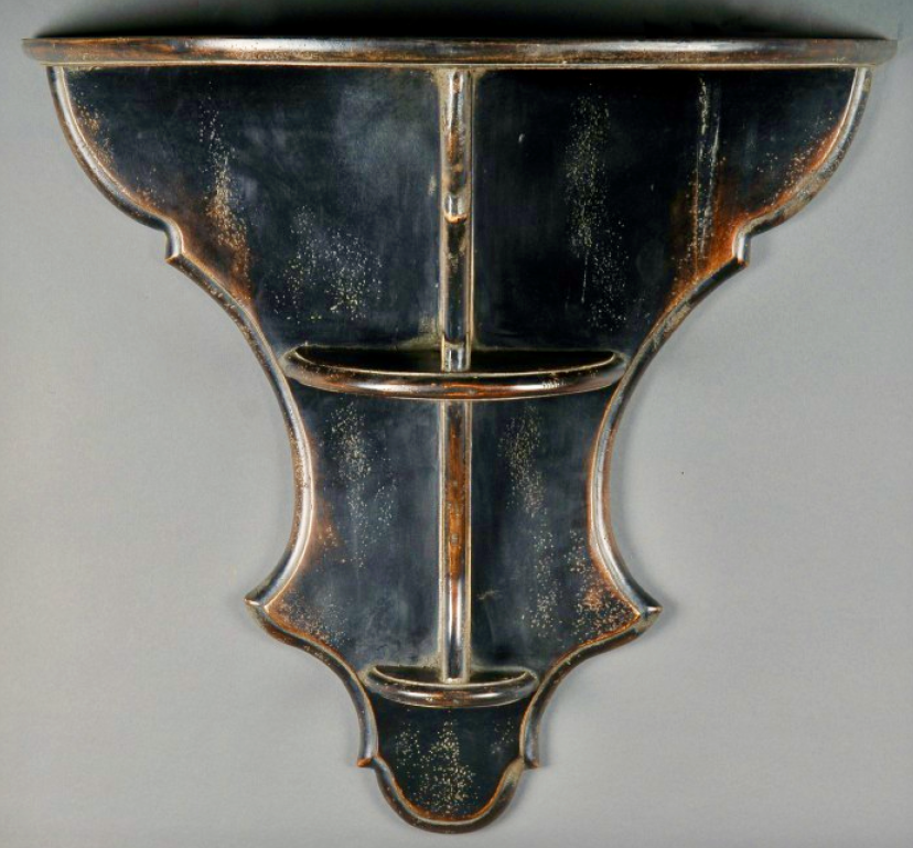Black Wall Shelf Bracket