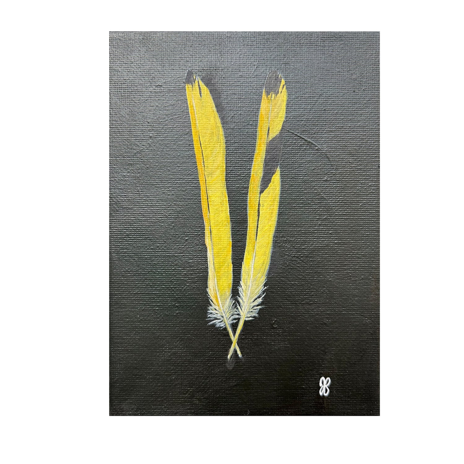 Bullocks Oriole, Janella Fesenmaier, Acrylic on Canvas