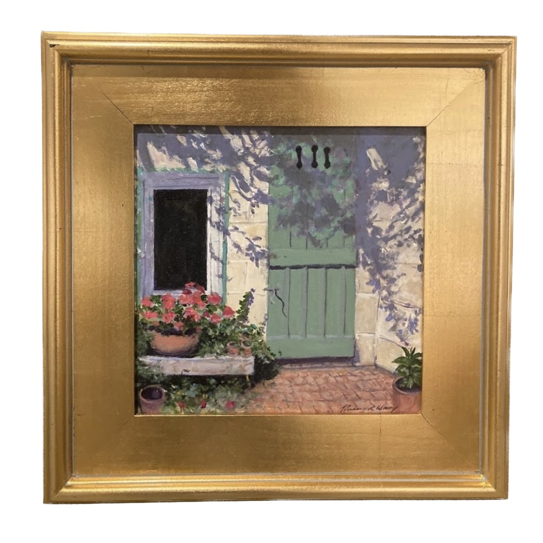 "The Entry" Richard Reynolds Ward, Acrylic on Board, Framed