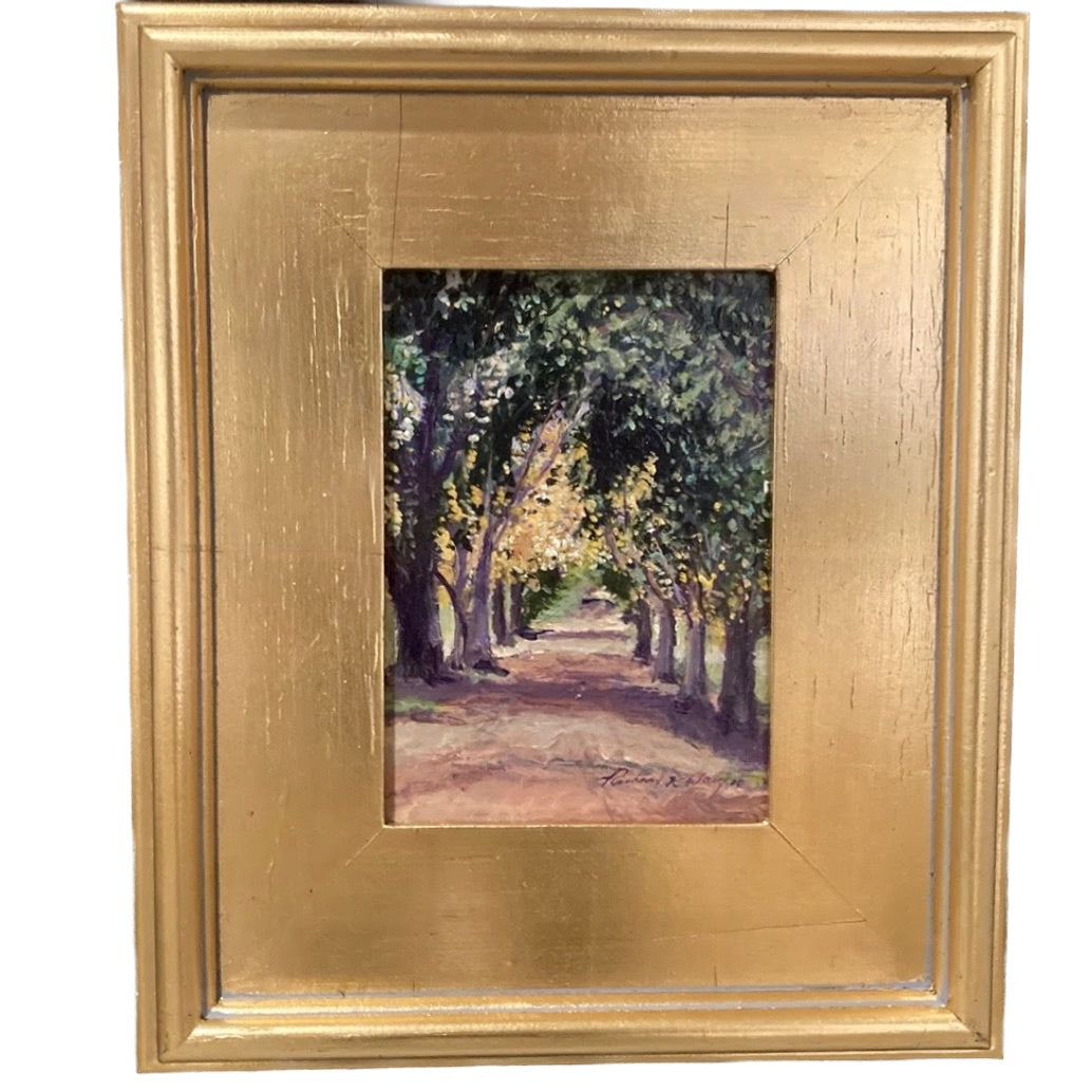 "Arbor, Aulnay" Richard Reynolds Ward, Acrylic on Board, Framed