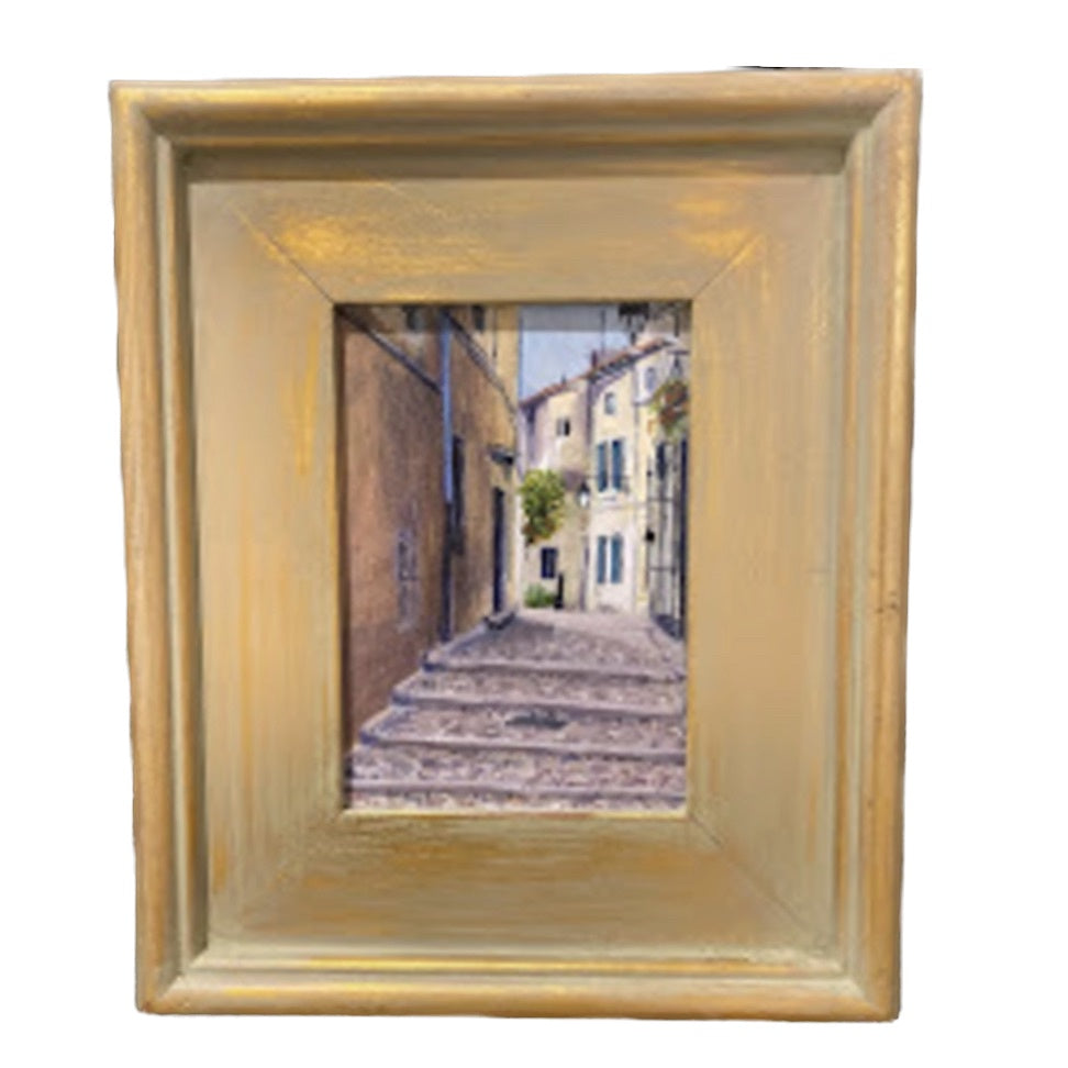 "Arles" Richard Reynolds Ward, Acrylic on Board, Framed