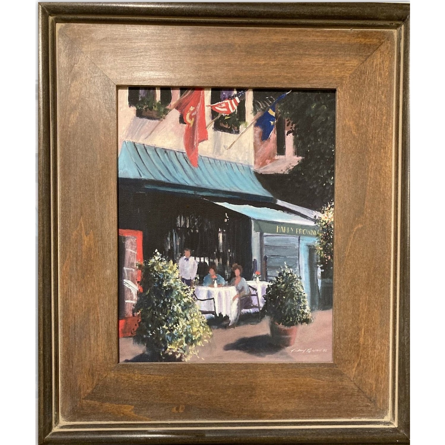 "Harry Browne's" Richard Reynolds Ward, Giclee on Canvas, Framed
