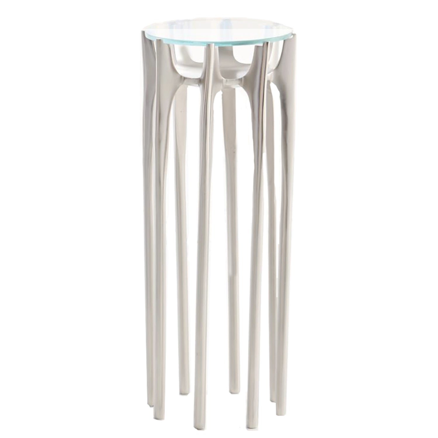 Multi-Legged Martini Table with Antiqued Nickel Finish