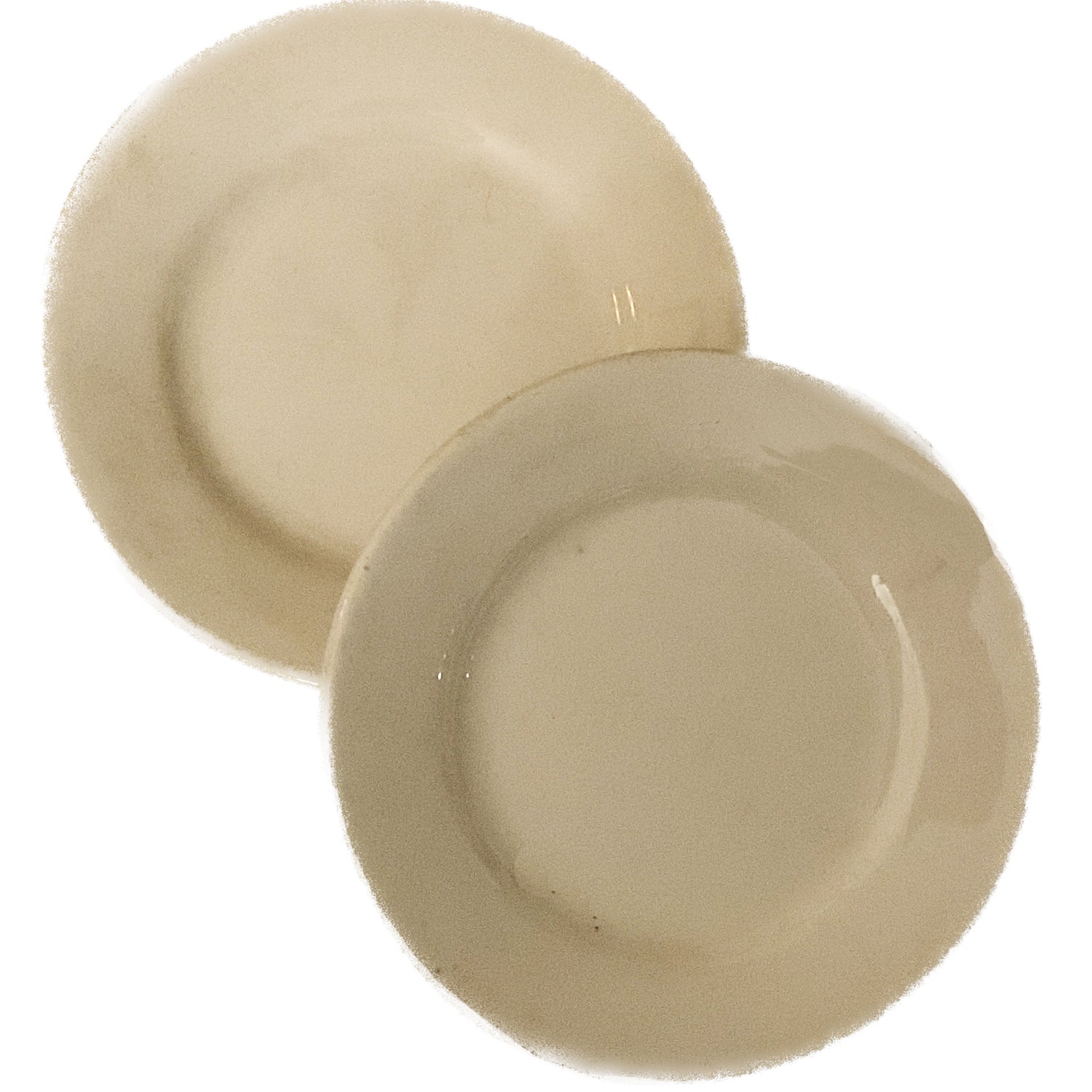 Antique Small White Plate, 4.25"dia