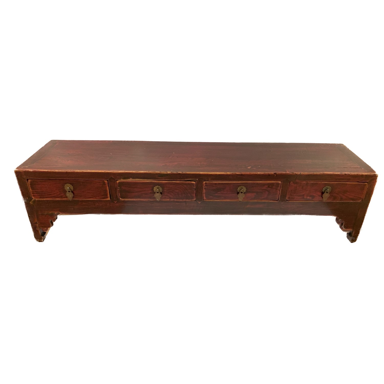 Antique Chinese Low 4-Drawer Table